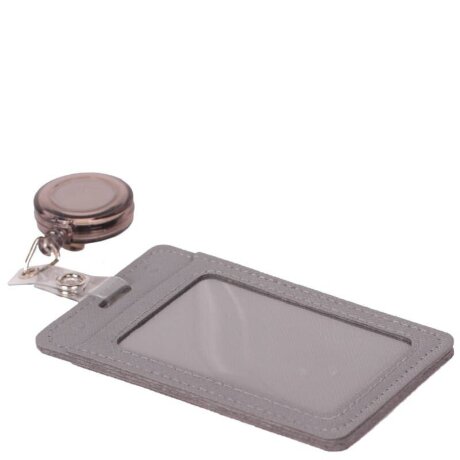 Бейдж-футляр для пропуска сер сафьян