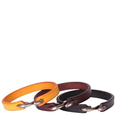 Браслет кожаный 710 черн (22см)