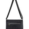 Сумка через плечо KN 016-3031107/1 черн/косич 2-отд.