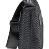 Сумка через плечо KN 016-3031107/1 черн/косич 2-отд.