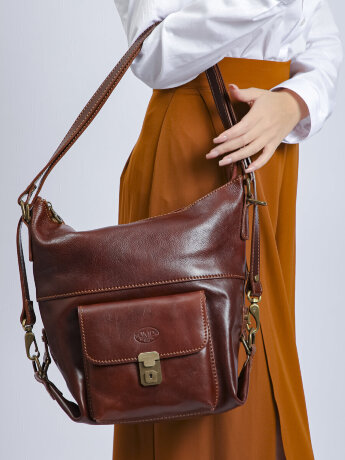 Сумка-рюкзак 6563 marrone MiaDonna