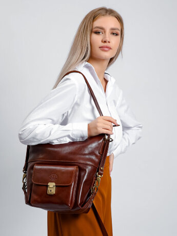 Сумка-рюкзак 6563 marrone MiaDonna