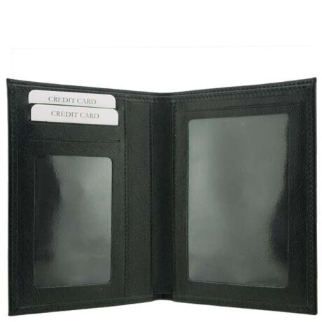 Обложка на автодокументы и портмоне Qoper 0964 black