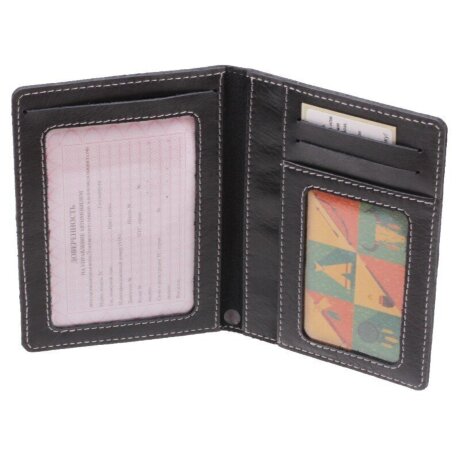 Бумажник водителя Person ОВ-А Апачи черн