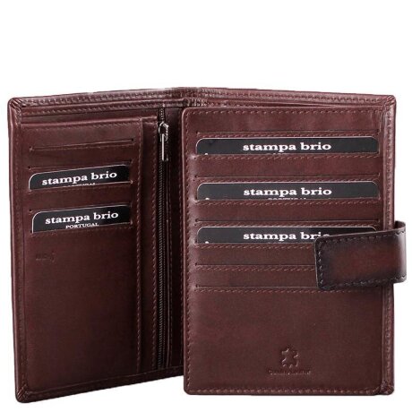 Портмоне мужское Stampa Brio 610-2951DKT Brown
