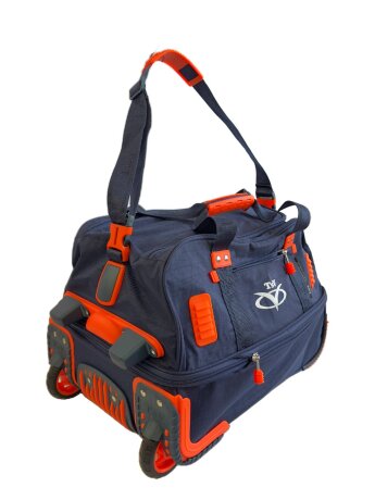 Сумка дорожная на колесах TsV 441,22 син.жак/апел