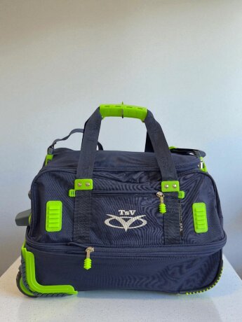 Сумка дорожная на колесах TsV 441,22 син.жак/лимон