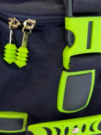 Сумка дорожная на колесах TsV 441,22 син.жак/лимон