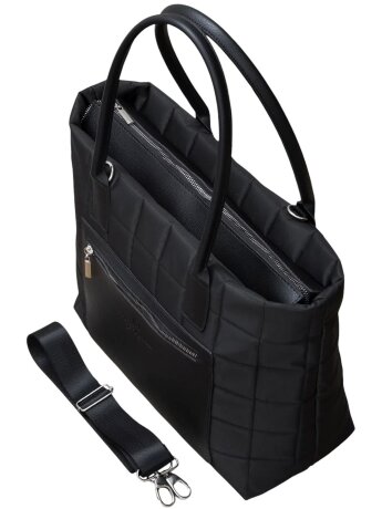 Сумка деловая Katy Nikolaeva  005-7030501 черн/квадр.