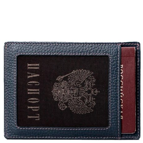 Обложка для автодокументов Stampa Brio 158-1422CF Blue/Pink