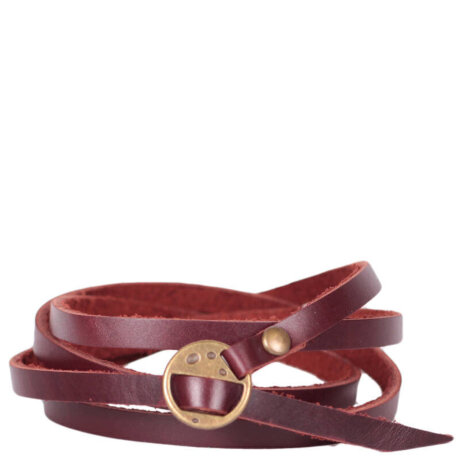 Браслет кожаный 3022 кор многосл.