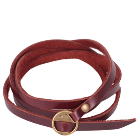 Браслет кожаный 3022 кор многосл.