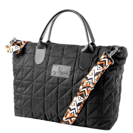 Сумка дорожная KN 711-3030406 чер/квад.