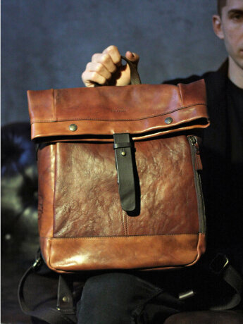 Рюкзак городской Chiarugi 54009 brown