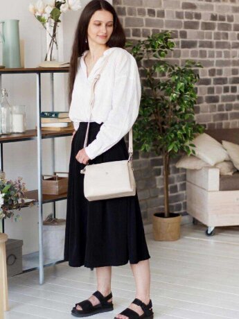 Сумка женская SHARPEY 1-029 сл.кость фл