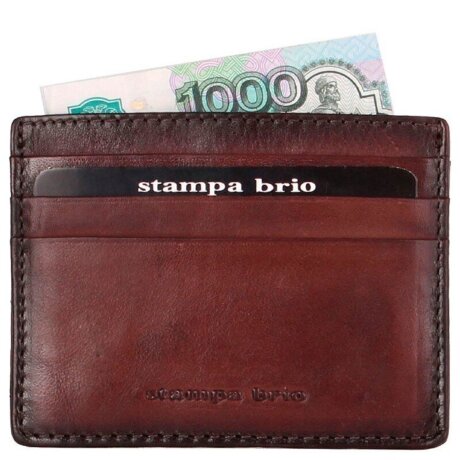 Картхолдер Stampa Brio 520-50546DKT Brown