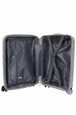 Чемодан BV PP02-20 silver Bagvoyage