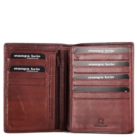 Портмоне мужское Stampa Brio 600-50547DKT Brown