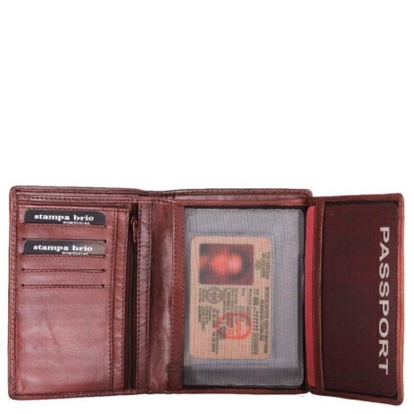 Портмоне мужское Stampa Brio 600-50547DKT Brown