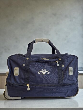 Сумка дорожная на колесах TsV 442,20 син.жак/аллюм