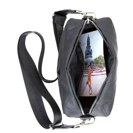 Сумка через плечо KN 007-70306 черн/ром.