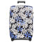 Чехол для чемодана W1058-S Цветы син.