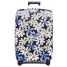 Чехол для чемодана W1058-S Цветы син.