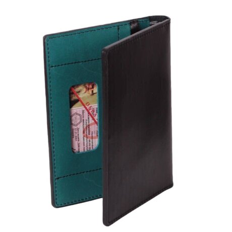 Бумажник водителя Sharpey 0300 черн/бирюз