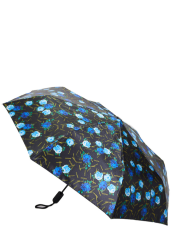 Зонт Zemsa 113107 черн/гол.розы