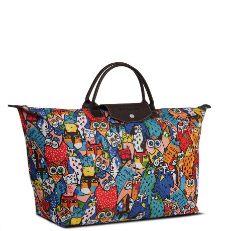 Сумка руч.кладь 175/2 коты/цвет