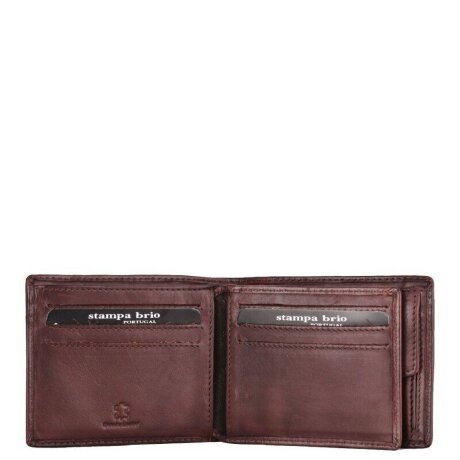 Портмоне мужское Stampa Brio 640-50550DKT Brown