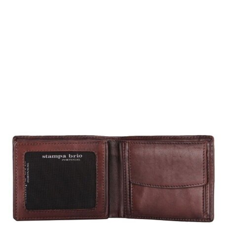 Портмоне мужское Stampa Brio 640-50550DKT Brown