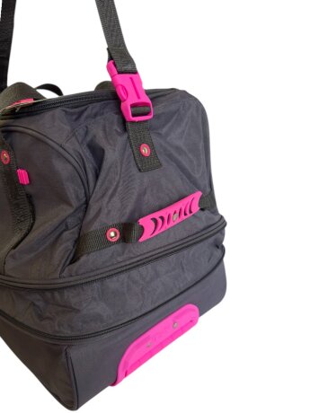 Сумка дорожная на колесах TsV 443,20 сер.жак/циклам