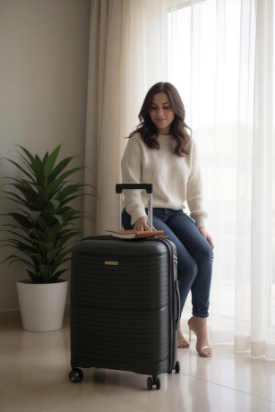 Чемодан BV PP02-24 dr.grey Bagvoyage