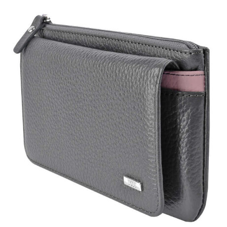 Кошелек ESSE Инканто Grey асф/роз.фл
