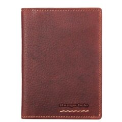 Обложка для паспорта Stampa Brio 120-1691PF Brown