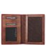 Обложка для паспорта Stampa Brio 120-1691PF Brown
