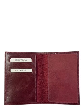 Обложка для паспорта Qoper 1046 burgundy 