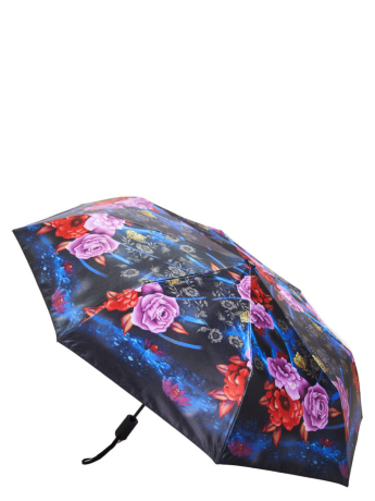 Зонт Zemsa 113117 черн/розы