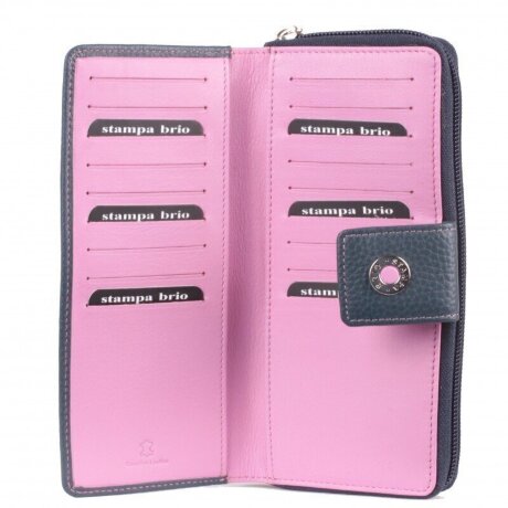 Портмоне Stampa brio 938-8382 Blue/Pink 