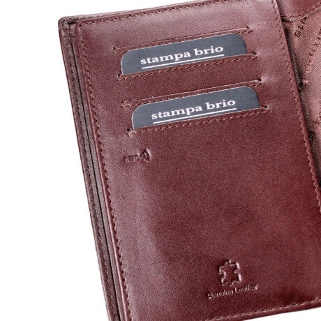 Портмоне 3 в 1 Stampa Brio 130-1214DKT Brown