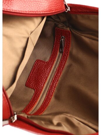Рюкзак женский кожаный SHARPEY 1-2106 красн фл