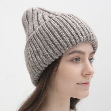 Шапка женская PB 355 кофейный
