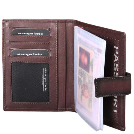 Бумажник водителя Stampa Brio 210-1237DKT Brown