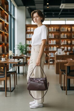 Сумка женская Letizia Forzza LF-93054 bordo 