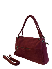 Сумка женская Wifeore W-9723-5 бордо замша 