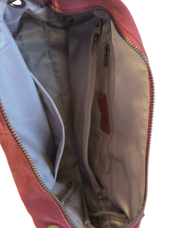 Сумка женская Wifeore W-9723-5 бордо замша