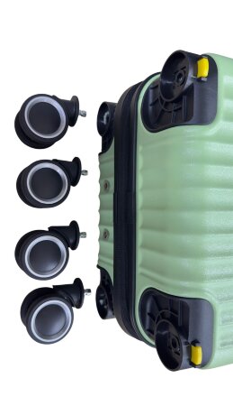 Чемодан BV01/16 Bagvoyage ментол со съемными колесами