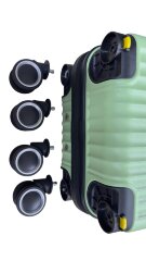 Чемодан BV01/16 Bagvoyage ментол со съемными колесами