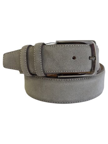 Ремень женский VW 40мм замша сер